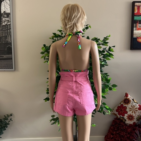 Super cute pink paper bag shorts - Picture 3 of 14